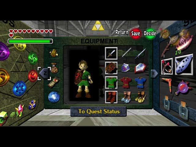 🔴Link 3ds no ocarina of time 64 ATUALIZAÇÃO e correção de bugs (android  mupen64plus) 