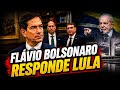 FLÁVIO BOLSONARO RESPONDENDO LULA