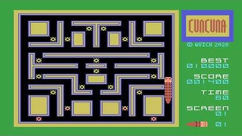 Cuncuna By Christian Cordova Quick 1991 2020 ~ NIBBLER CLONE REMAKE DEMAKE MSX MICROSOFT ASCII file