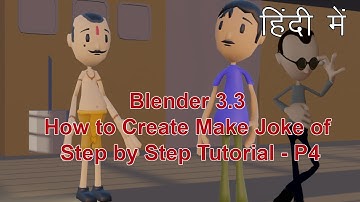 Blender 3.3 How to create Make Joke of Video [Character Head Modeling] Step by Step Tutorial- P3