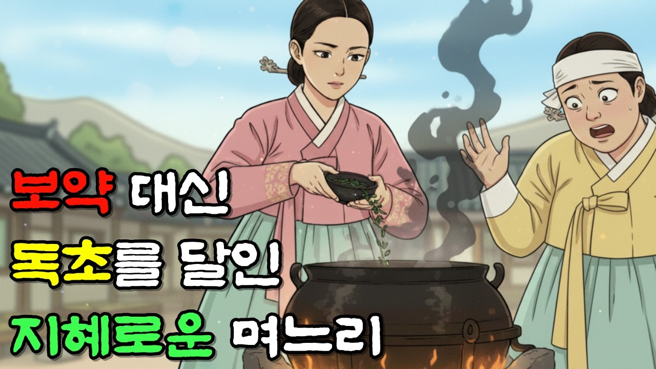 보약 대신 독초를 달인 지혜로운 며느리| 야담·민담·전설·설화·옛날이야기