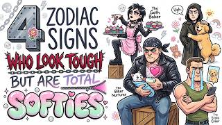 4 Zodiac Signs Who Look Tough but Are Total Softies