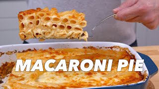 Macaroni Pie... So Much Better Than Macaroni And Cheese!