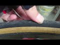 Puncture Road bicycle tire Veloflex tubular