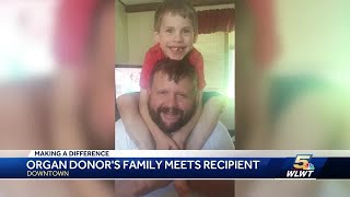 Organ donor's family meets recipient