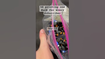 3d printing one duck for every subscriber #3dprinting #3dplanet #3dprinter #3dprinterworld