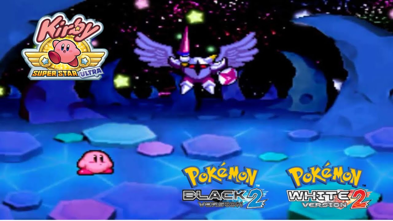 Kirby Super Star UltraGalactic Knight Battle in Pokemon Black & White