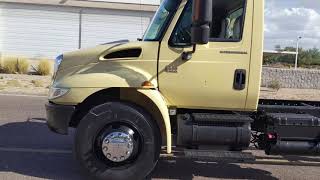 2004 INTERNATIONAL 4400 CAB AND CHASSIS DT530 LOW MILES NEW TIRES