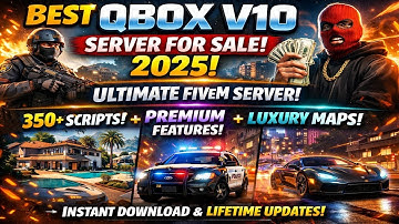Best QBox Ultimate V10 Server For Sale 2025  | 350+ Scripts, Premium Scripts & Luxury Maps |FIVEM