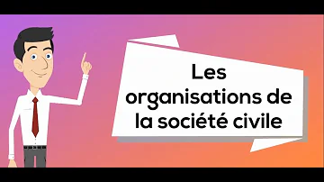 Qui sont les acteurs de la société civile ?