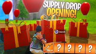 EPIC SUPPLY DROP OPENING! - Legendary Loadouts - PS4 Fortnite BR Supply Drops!