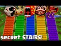 CHOOSE THE RIGHT STAIRS SUN AND MOON TRAIN EATER MEGAHORN DREAD DUCK CHEF MONKEY SCP IN MINECRAFT