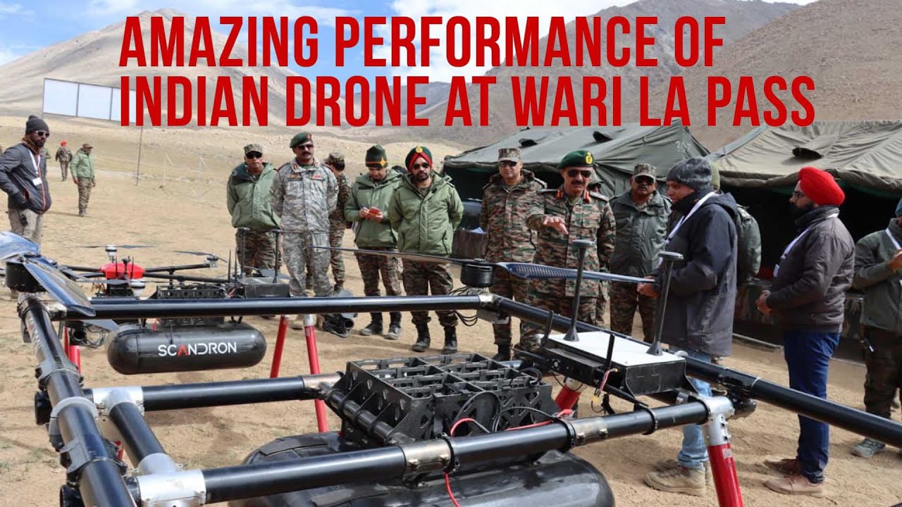 Indian Drones' Amazing Performace At Wari La Pass !  HIM DRONE-A-THON 2 !