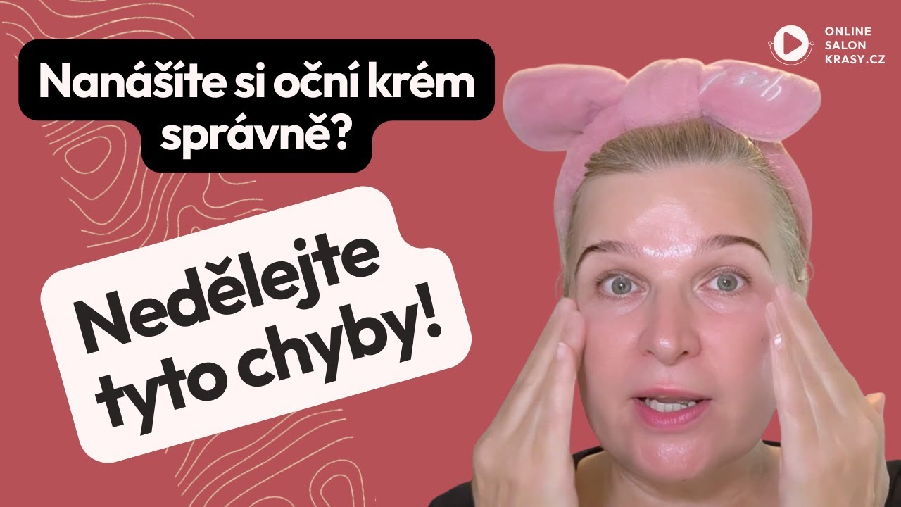 KRUHY POD OČIMA: Tuto chybu při nanášení očního krému dělá 90 % žen!