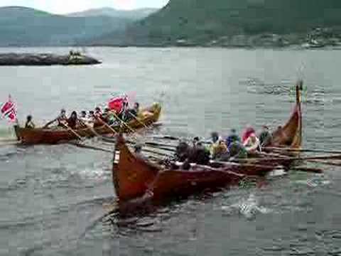 Viking Ship Regatta In Norway Youtube