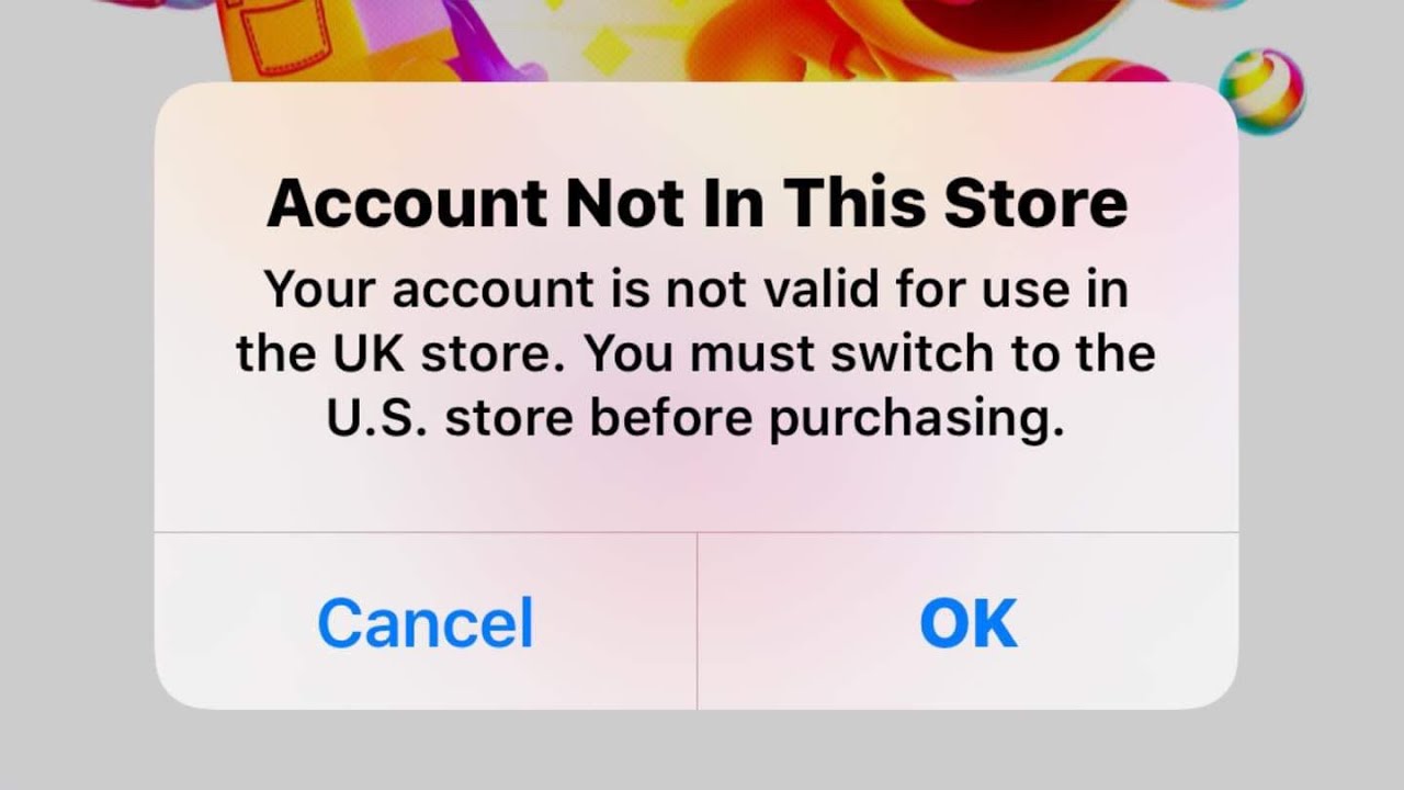 Account Not iN This Store ( Fixed Account Not  iN This Store )  iOS 13  iOS 14