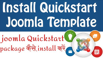 How to install a Quickstart package of a Joomla template, joomla quickstart installatiion hindi