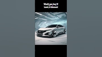 #ai imagines futuristic model of #honda #civic - part 2