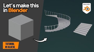 How to Create Stairs in Blender in Under 1 Minute! | Bevel Modifier Tutorial