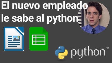 El nuevo le sabe al python (versión LibreOffice)