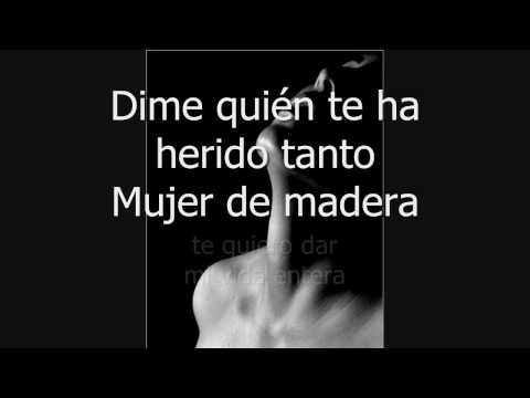 Cristian Castro-Mujer de madera-letra