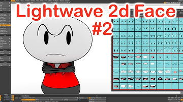 2d Face Rig Tutorial in Lighwave 3D (Part 2)