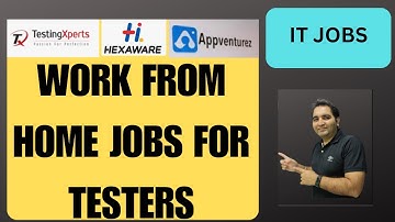 WFH Testing Jobs | Manual Testing| QA Jobs| Rd Automation Learning