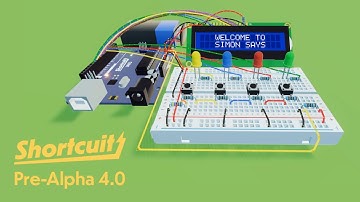 Shortcuit Pre-Alpha 4.0 -  Arduino Simulation, Electronics Lesson & Pre-Made Circuits