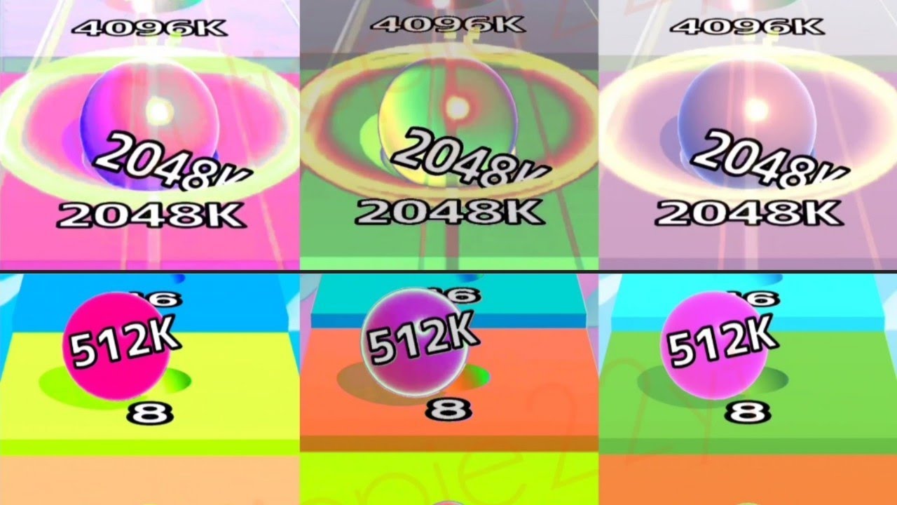 Colourful effects of Ball Run Infinity #ballgamezone #cutiepie22yt # ...