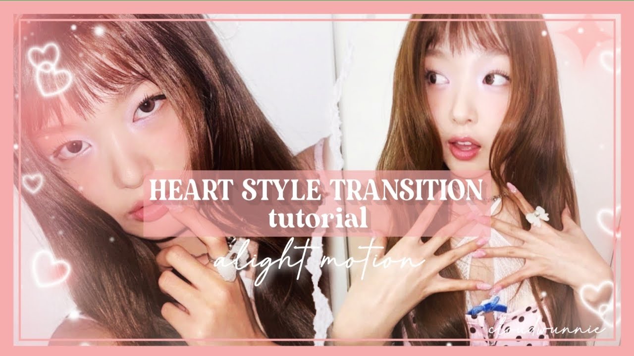 ‧₊୭ৎHeart style transition tutorial𖥨𖥻 ִ ۫  ּ||alight motion 