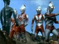 Ultraman - five bronze statues