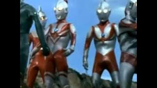 Ultraman - five bronze statues