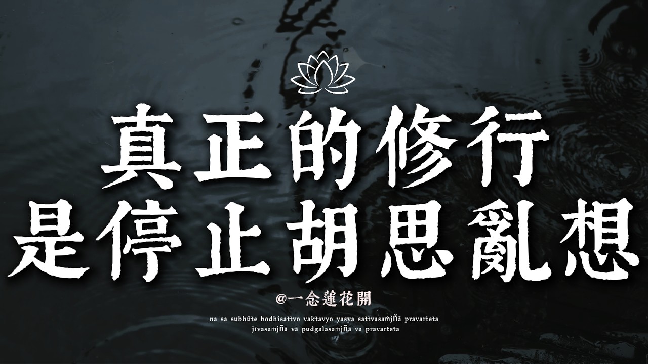 佛陀早就提醒：想太多的人，最容易耗盡一生的福報🪷一念蓮花開 #修行 #國學 #人生感悟 #治癒