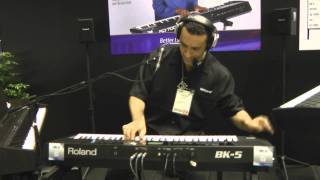 Roland BK-5 demo at Namm 2012 .wmv