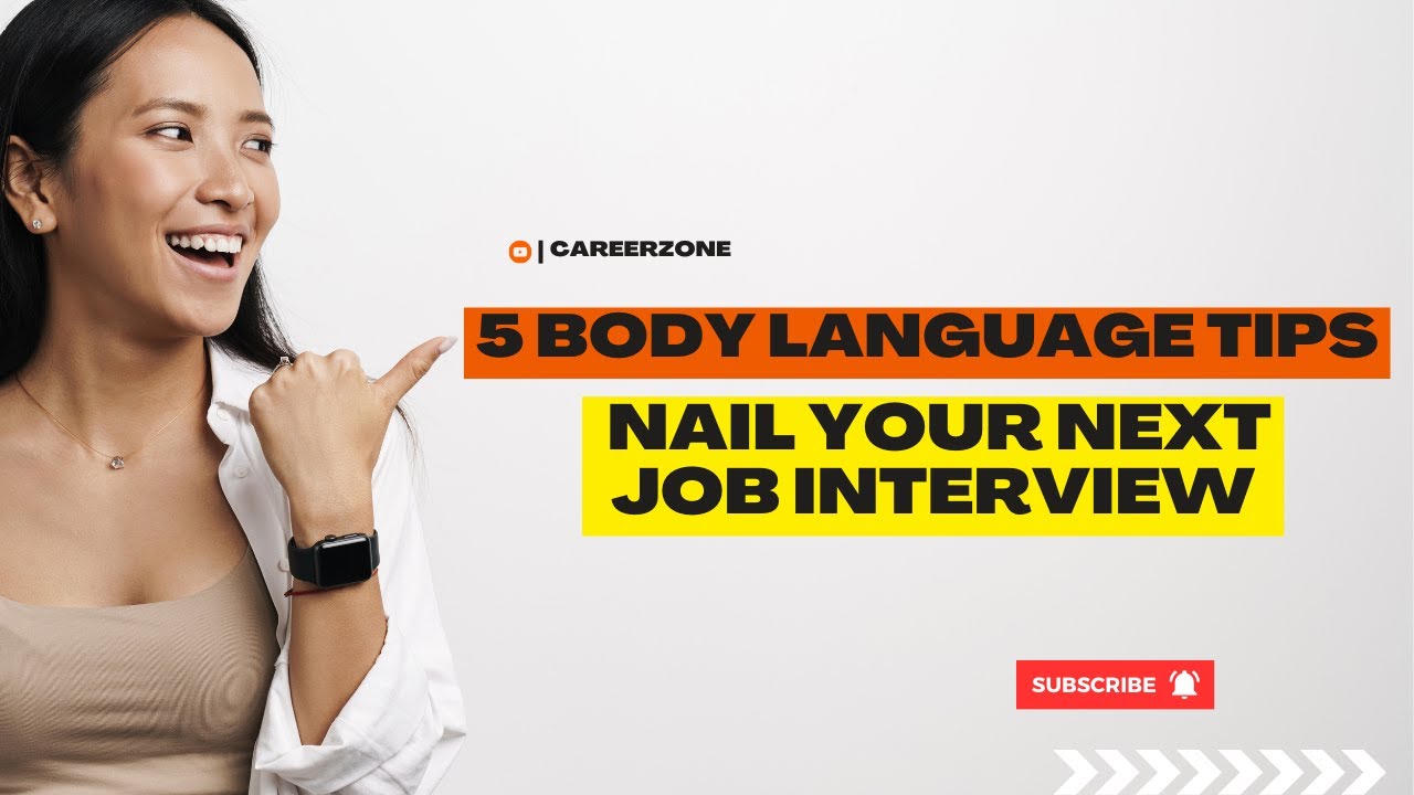5 Body Language Tips to Impress at Your Next Job Interview || Success ...