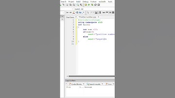 How to find positive and negative number using If Else|#C++|#coding|#shorts|#subscribe|#trending