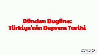 Dünden Bugüne Türkiyenin Deprem Tarihi