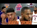 NBA 2K17 | KNICKS vs CAVS NBA KIA TIP OFF SEASON OPENER GAMEPLAY! | D.Rose Has Resurrected!