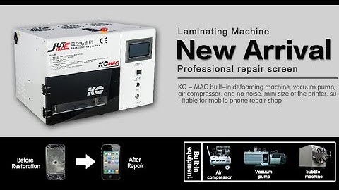 Vacuum Laminator Machine Built-in Vacuum Pump Not Need Air compressor and Bubble Remover