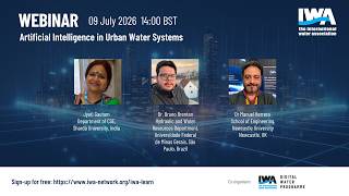 IWA Webinar - Artificial Intelligence in Urban Water Systems