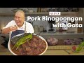 A filipino dish you can enjoy with or without rice pork binagoongan with gata recipe  chef tatung