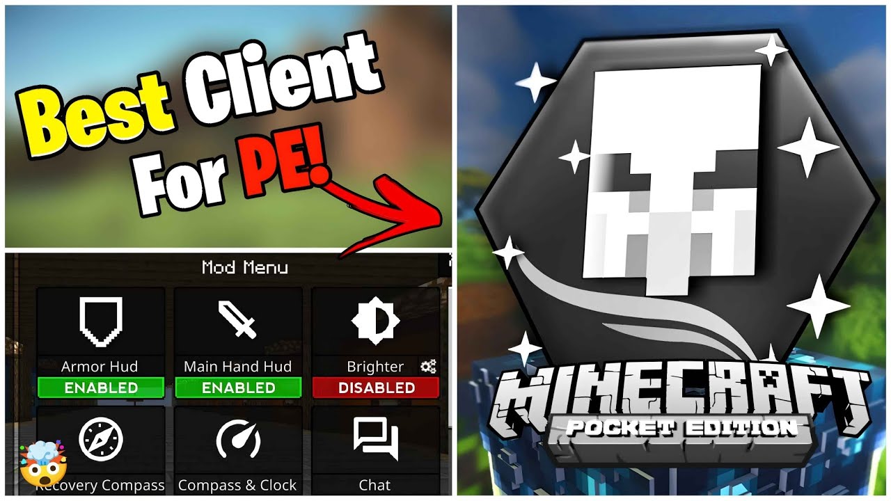 Best Ui Pack For Mcpe !!! #featherclient #minecraft - YouTube