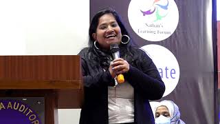 Ms MANJULATHA K, CITY EDITOR, NEW INDIAN EXPRESS AT "INDIA'S TEEN SPIRIT"@BIRLA SCIENCE CENTER, HYD