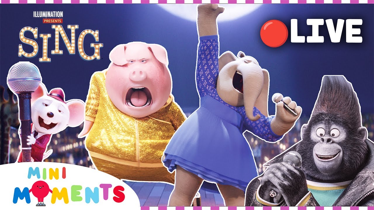 LIVE 🔴 Sing vs Sing 2 🎵 All Songs Marathon 🎤 Sing with Rosita, Gunter, Johnny, Mike, Ash + MORE! 🐷