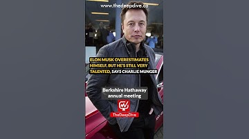 Elon Musk overestimates himself, but he