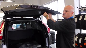 Adjust the height of the tailgate on the 2017 Honda CR-V