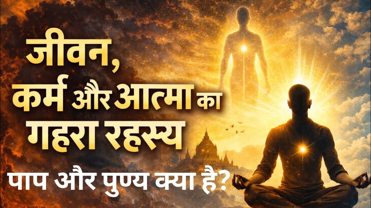 पाप और पुण्य क्या है? जीवन, कर्म और आत्मा का गहरा रहस्य | पूरी सच्चाई । What is sin and virtue?