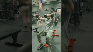 Seated Dumbbell Front Raise