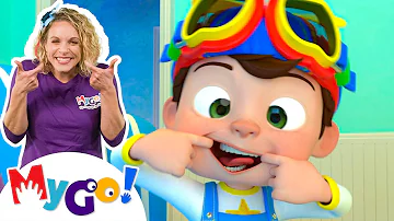 The Laughing Song! | MyGo! Sign Language For Kids | @Cocomelon - Nursery Rhymes | ASL