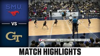 SMU vs. Georgia Tech Match Highlights | 2024 ACC Volleyball